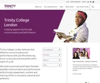 Trinitycollege.co.uk(Trinity College London) Screenshot