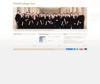 Trinitycollegechoir.com(Trinity College Choir) Screenshot