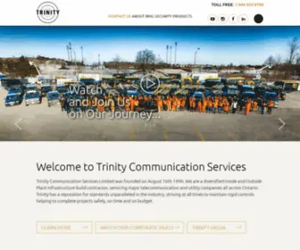 Trinitycommunication.ca(Trinity Communication Services Ltd) Screenshot