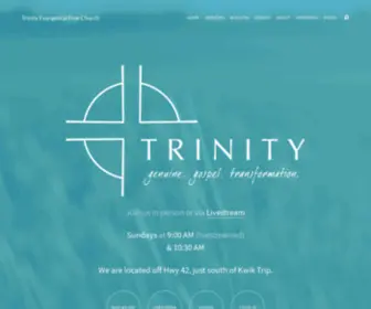Trinityefree.com(The official website for Trinity Evangelical Free Church in Plainview) Screenshot