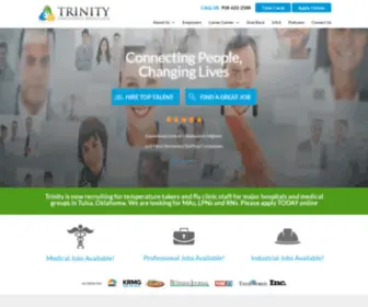 Trinityemployment.com(Staffing Extraordinary People for Extraordinary Companies. Trinity) Screenshot