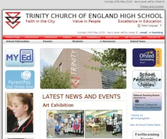 Trinityhigh.com(Trinity Church of England High School and Sixth Form) Screenshot