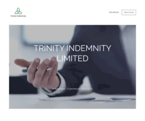 Trinityindemnity.com(Trinity Indemnity Insurance Brokers) Screenshot