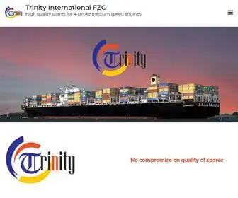 Trinityintl.ae(High Quality Spares for Marine & Power Plant Engines) Screenshot