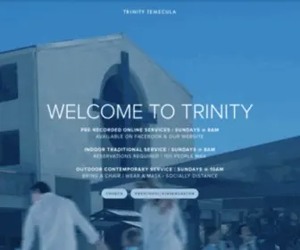 Trinityisone.com(Trinity Temecula) Screenshot