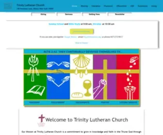 Trinityithaca.org(Trinity Lutheran Church) Screenshot