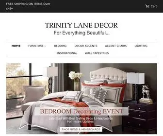 Trinitylanedecor.com(TRINITY LANE DECOR For Everything Beautiful) Screenshot