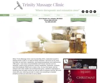 Trinitymassageclinic.com(Trinity Massage Clinic) Screenshot