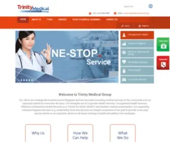 Trinitymedical.com.sg(For over 40 years) Screenshot