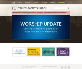 Trinitymontville.org(Trinity Baptist Church) Screenshot