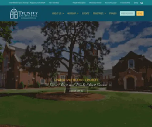 Trinityonthehill.net(Trinity on the Hill) Screenshot