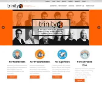 Trinityp3.com(Marketing Consulting) Screenshot