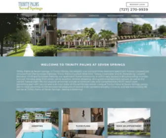 Trinitypalmsapts.com(Trinity Palms at Seven Springs Apartments in New Port Richey) Screenshot