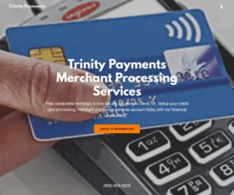 Trinitypayments.com(Merchant Processing Services) Screenshot