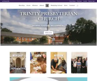 Trinitypreschurch.org(Growing Together) Screenshot