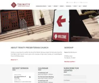 Trinitypresfw.org(Trinity Presbyterian Church (PCA)) Screenshot