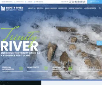 Trinityra.org(The Trinity River Authority of Texas (TRA)) Screenshot