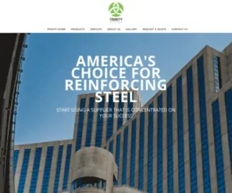 Trinityrebar.com(America's Choice For Reinforcing Steel) Screenshot