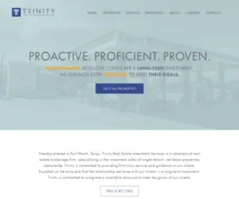 Trinityreis.com(Real Estate Investment Services) Screenshot