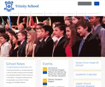 Trinityschoolnyc.org(Trinity School) Screenshot