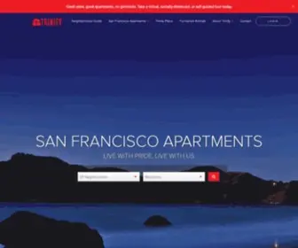 Trinitysf.com(San Francisco Apartments) Screenshot
