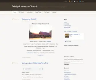 Trinityslayton.net(Trinity Lutheran Church) Screenshot