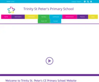 Trinitystpeters.org(Trinity St Peter's Primary School) Screenshot