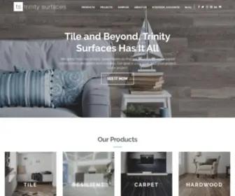 Trinitysurfaces.com(Commercial Flooring Sales & Consulting) Screenshot