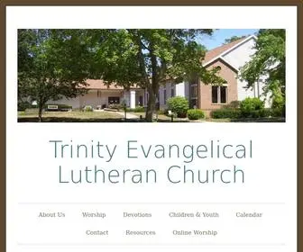 Trinitytipton.org(Trinity Evangelical Lutheran Church) Screenshot