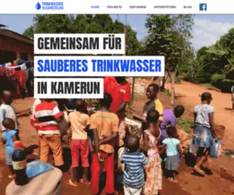 Trinkwasser-Kamerun.com(HOME) Screenshot