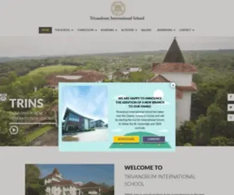 Trins.org(International Schools in Kerala) Screenshot