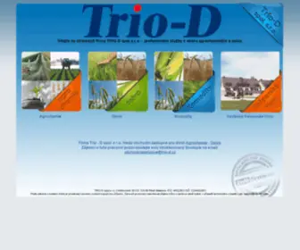 Trio-D.cz(Trio-D s.r.o) Screenshot