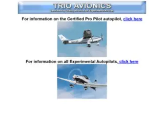 Trioavionics.com(Trioavionics) Screenshot