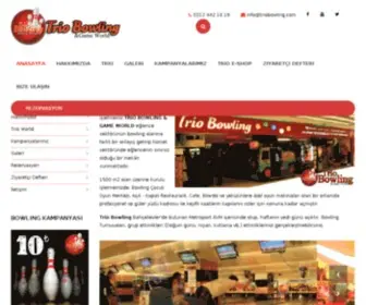 Triobowling.com(Bahçelievler) Screenshot