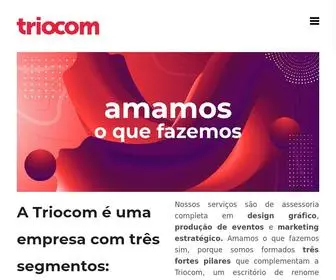 Triocom.com.br(Uma empresa com três segmentos) Screenshot
