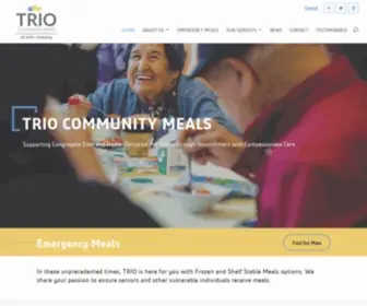 Triocommunitymeals.com(TRIO Community Meals) Screenshot