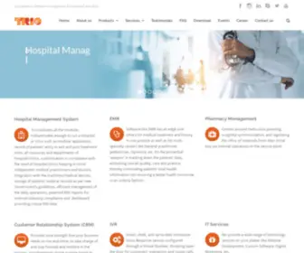 Triocorporation.in(Hospital Management System) Screenshot