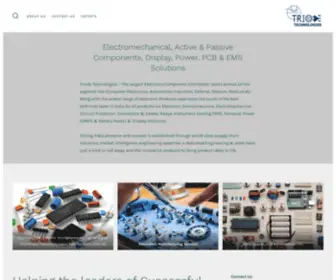 Triodetec.com(Electro Components) Screenshot