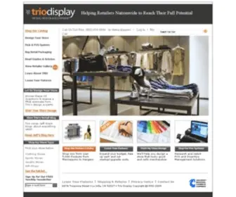 Triodisplay.com(Retail Store Design) Screenshot