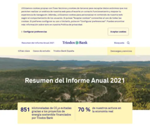 Triodos-Informeanual.com(Resumen del Informe Anual 2020) Screenshot