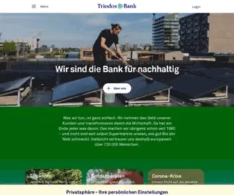 Triodos.de(Triodos Bank) Screenshot