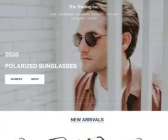 Trioeyewear.com(Trio Trading Inc) Screenshot