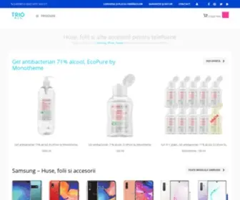Triomag.ro(Huse, folii si alte accesorii pentru telefoane) Screenshot