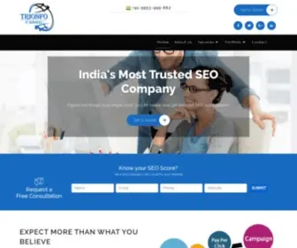 Trionfoit.com(SEO Services in India) Screenshot