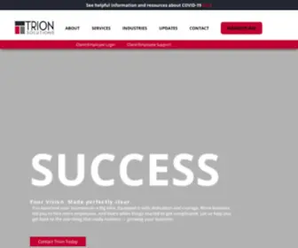 Trionworks.com(Trion Solutions is a Professional Employer Organization (PEO)) Screenshot