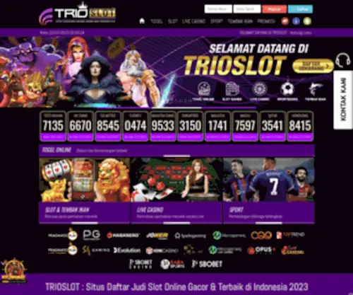Trioslot.com(Trioslot) Screenshot