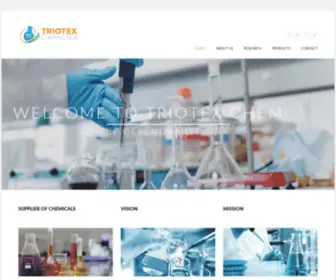 Triotexchemicals.com(Triotex Chemicals) Screenshot