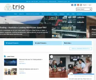 Triotrading.com.au(Trio Trading) Screenshot