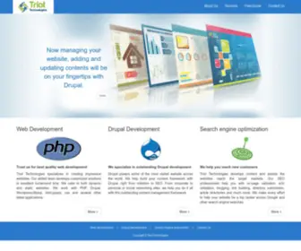 Triottech.com(Triot Technologies) Screenshot