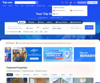 Trip.com(Officiële site van ‎‎) Screenshot